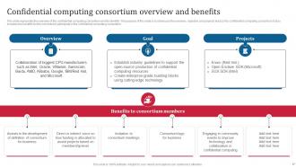 Confidential Computing Consortium Powerpoint Presentation Slides Template Good