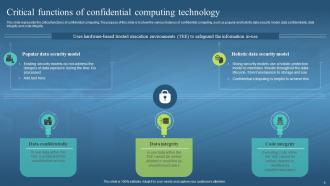 Confidential Computing Hardware Powerpoint Presentation Slides Pre-designed Analytical