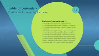 Confidential Computing Hardware Powerpoint Presentation Slides Editable Multipurpose