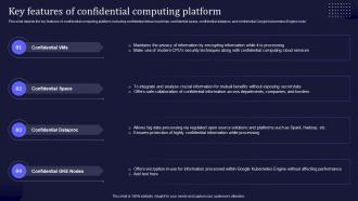 Confidential Computing V2 Key Features Of Confidential Computing Platform