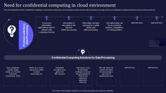 Confidential Computing V2 Need For Confidential Computing In Cloud Environment