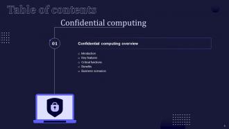 Confidential Computing V2 Powerpoint Presentation Slides Interactive Attractive