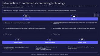 Confidential Computing V2 Powerpoint Presentation Slides Visual Attractive