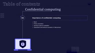 Confidential Computing V2 Powerpoint Presentation Slides Multipurpose Attractive