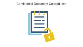Confidential Document Colored Icon In Powerpoint Pptx Png And Editable Eps Format