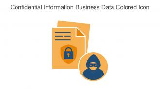 Confidential Information Business Data Colored Icon In Powerpoint Pptx Png And Editable Eps Format