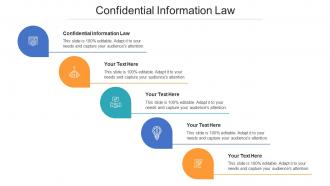 Confidential information law ppt powerpoint presentation infographic template display cpb