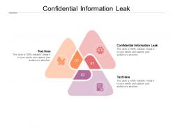 Confidential information leak ppt powerpoint presentation professional sample cpb