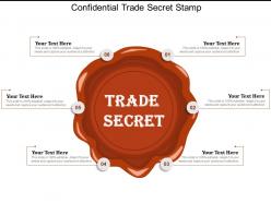 Confidential trade secret stamp