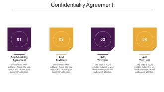 Confidentiality Agreement Ppt Powerpoint Presentation Infographic Demonstration Cpb
