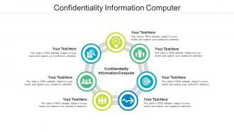 Confidentiality information computer ppt powerpoint presentation professional model cpb