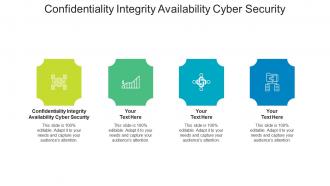 Confidentiality integrity availability cyber security ppt powerpoint presentation icon example introduction cpb