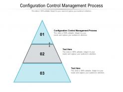 Configuration control management process ppt powerpoint presentation gallery gridlines cpb