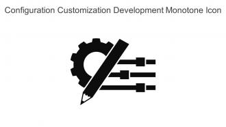 Configuration Customization Development Monotone Icon In Powerpoint Pptx Png And Editable Eps Format
