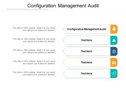Configuration management audit ppt powerpoint presentation summary objects cpb