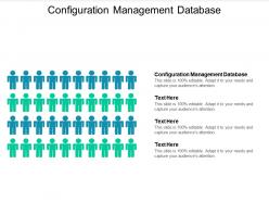 Configuration management database ppt powerpoint presentation summary objects cpb