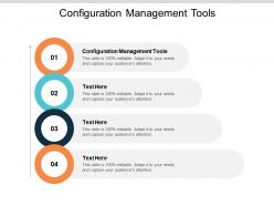 Configuration management tools ppt powerpoint presentation infographic cpb
