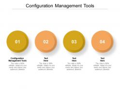 Configuration management tools ppt powerpoint presentation show icon cpb