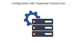 Configuration With Cogwheel Colored Icon In Powerpoint Pptx Png And Editable Eps Format