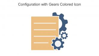 Configuration With Gears Colored Icon In Powerpoint Pptx Png And Editable Eps Format