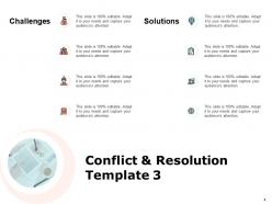 Conflict and resolution powerpoint presentation slides