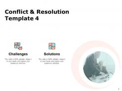 Conflict and resolution powerpoint presentation slides