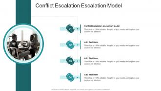 Conflict Escalation Escalation Model In Powerpoint And Google Slides Cpb