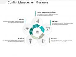 Conflict management business ppt powerpoint presentation icon influencers cpb