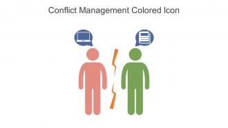 Conflict Management Colored Icon In Powerpoint Pptx Png And Editable Eps Format