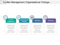 Conflict management organizational change venture capital investment management cpb