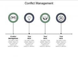 Conflict management ppt powerpoint presentation pictures clipart images cpb