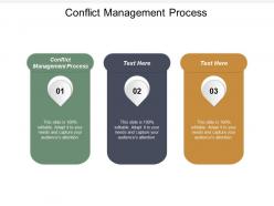 Conflict management process ppt powerpoint presentation pictures examples cpb