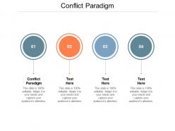 Conflict paradigm ppt powerpoint presentation file guide cpb