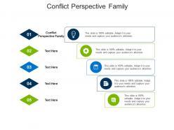 Conflict perspective family ppt powerpoint presentation ideas portfolio cpb