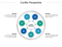 Conflict perspective ppt powerpoint presentation infographics mockup cpb