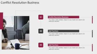 Conflict Resolution Business In Powerpoint And Google Slides Cpb