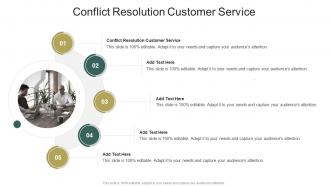 Conflict Resolution Customer Service In Powerpoint And Google Slides Cpb