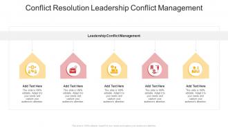 Conflict Resolution Leadership Conflict Management In Powerpoint And Google Slides Cpb
