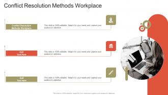 Conflict Resolution Methods Workplace In Powerpoint And Google Slides Cpb