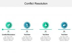 Conflict resolution ppt powerpoint presentation ideas rules cpb