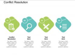 Conflict resolution ppt powerpoint presentation show aids cpb