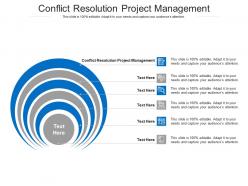 Conflict resolution project management ppt powerpoint presentation model inspiration cpb