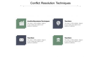 Conflict resolution techniques ppt powerpoint presentation pictures layout cpb