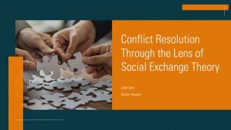 Conflict Resolution Through The Lens Of Social Exchange Theory PPT Structure ACP