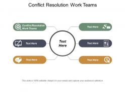 Conflict resolution work teams ppt powerpoint presentation pictures background designs cpb