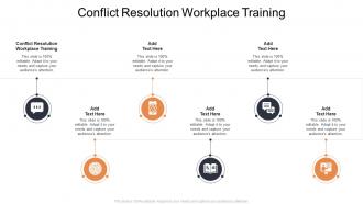 Conflict Resolution Workplace Training In Powerpoint And Google Slides Cpb