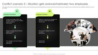 Conflict Scenario 3 Situation Gets Awkward Between Two Complete Guide To Conflict Resolution