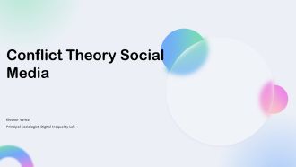 Conflict Theory Social Media PPT Powerpoint VA