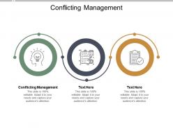 Conflicting management ppt powerpoint presentation summary infographic cpb