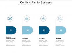 Conflicts family business ppt powerpoint presentation portfolio design inspiration cpb